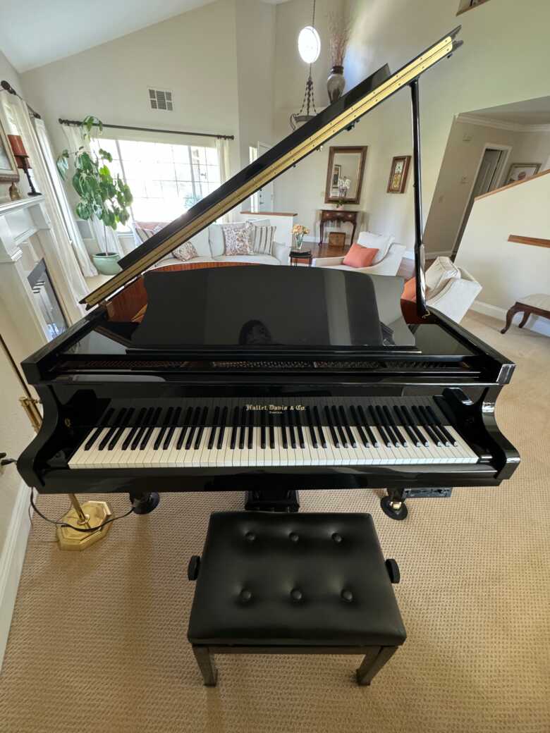Hallet & Davis Baby Grand with QRS System