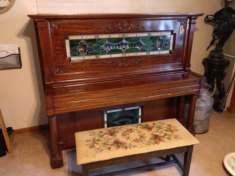 1910 Steinway Upright Player Piano
