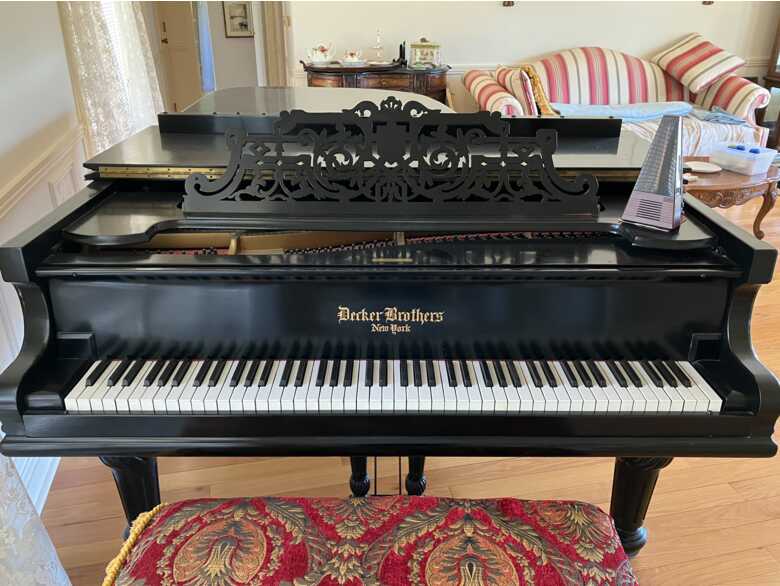 1911 Decker Brothers Grand Piano serial number 27485.