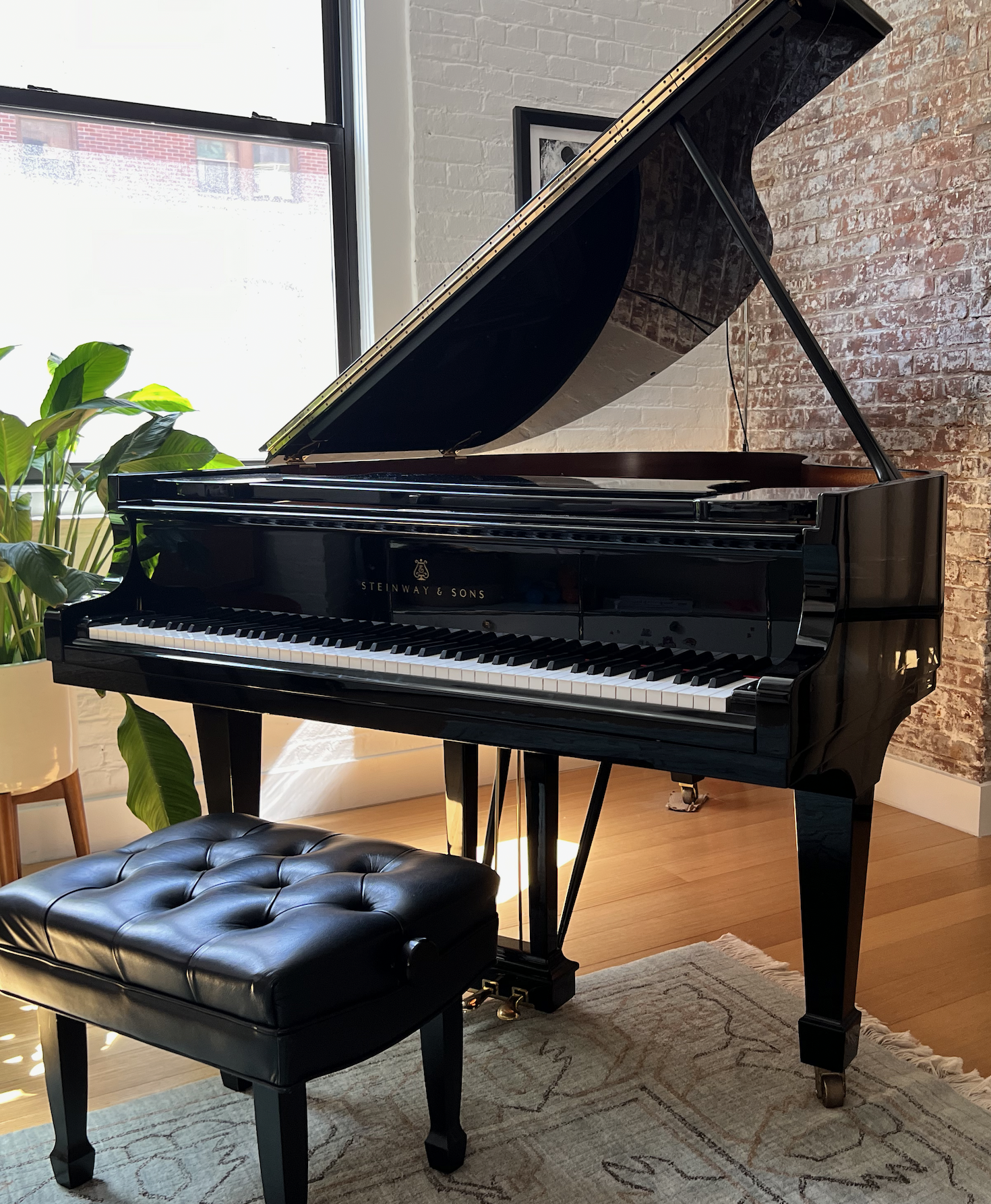 Steinway model O (Hamburg) for sale in Tribeca, NYC.