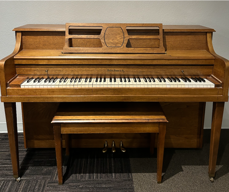 Hallet & Davis Console Piano