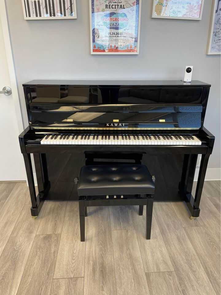 BRAND NEW Kawai K-200 Upright Piano - Polished Ebony