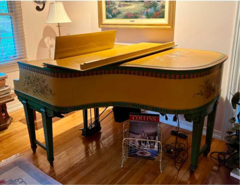 Drastically reduced Knabe, unique baby grand player piano