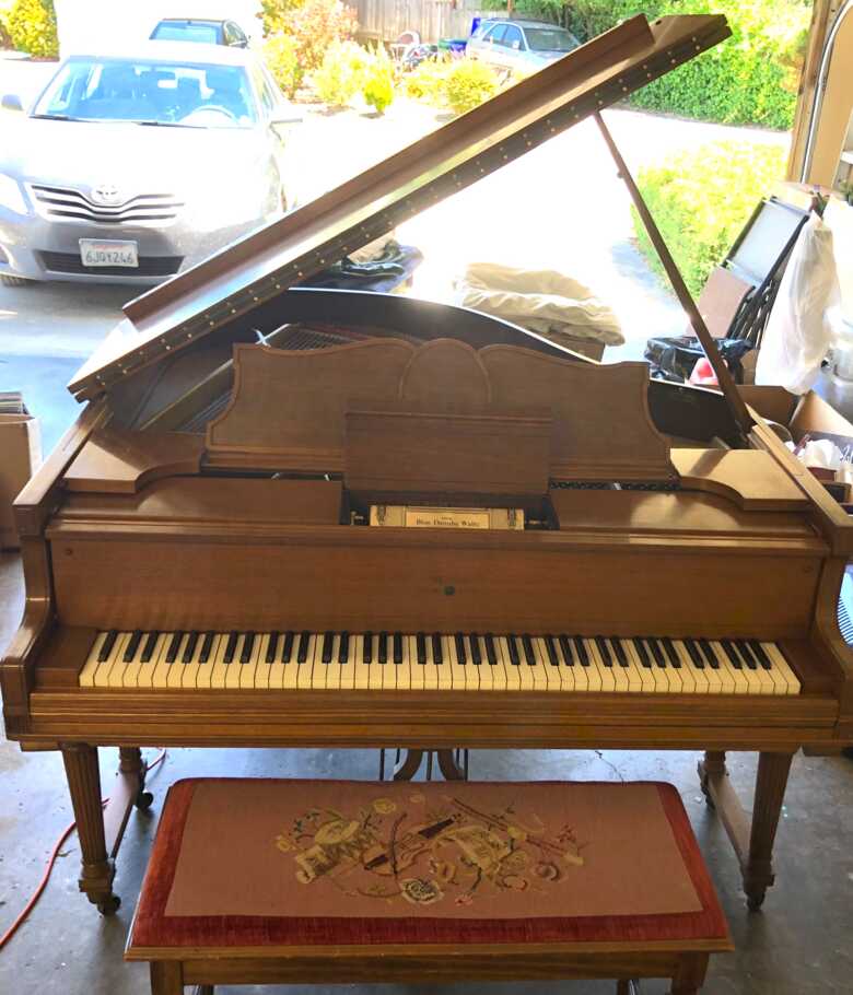1922 Weber Duo Art Baby Grand ‘Louis XVI’ Reproducing Piano