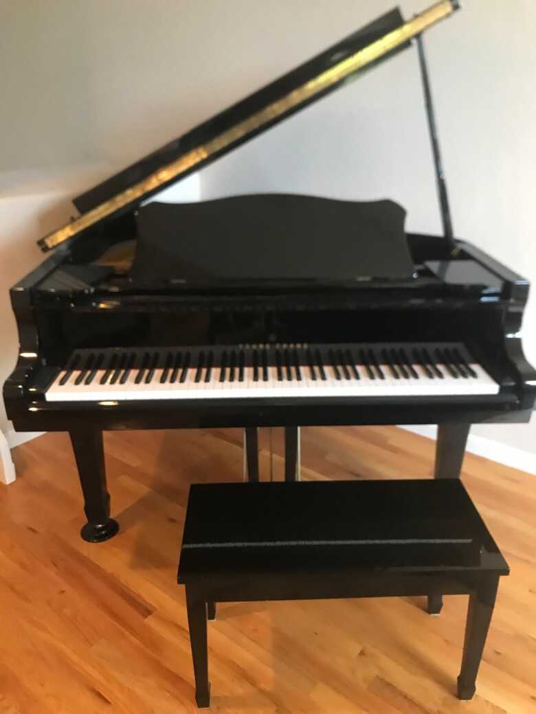 Black High Gloss Baby Grand in Perfect Condition