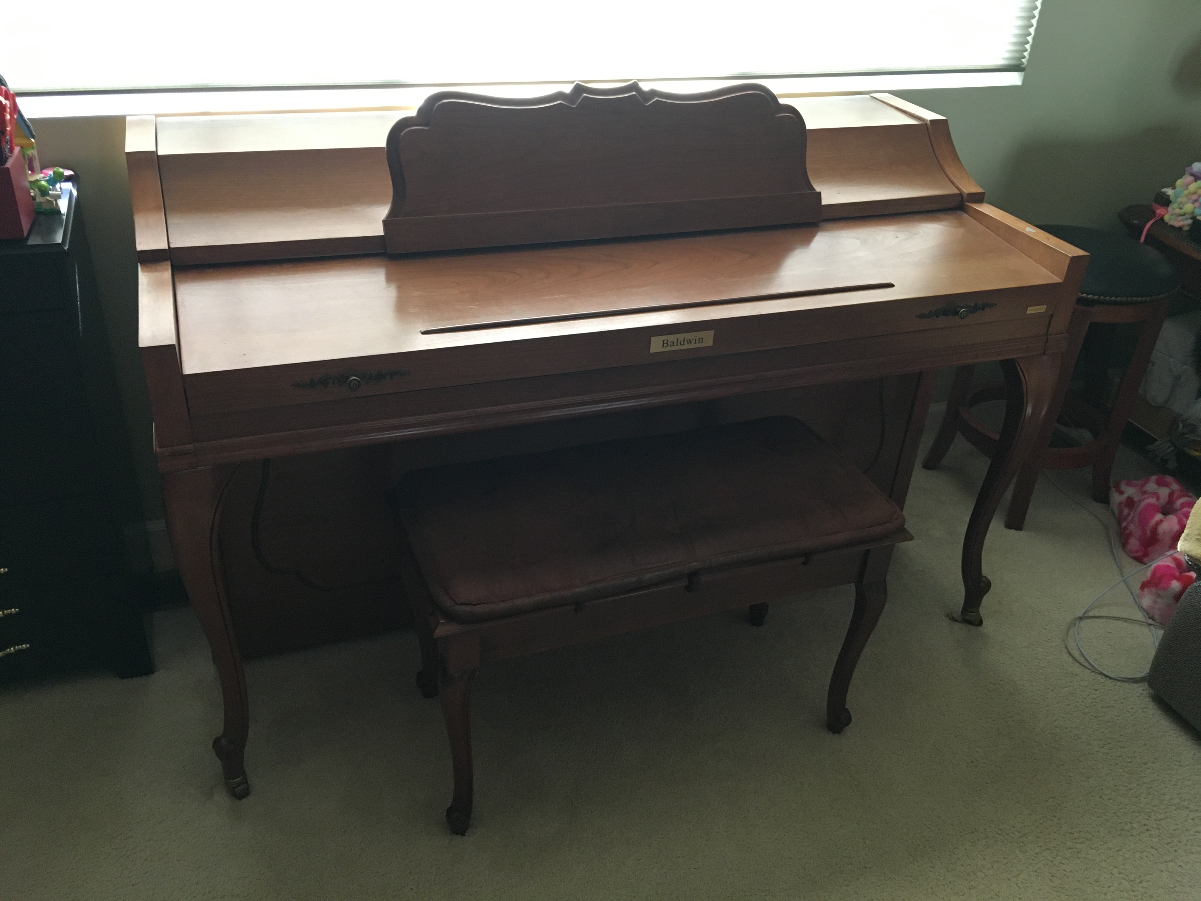 Baldwin Upright - Exterior Wood Professionally Refinished