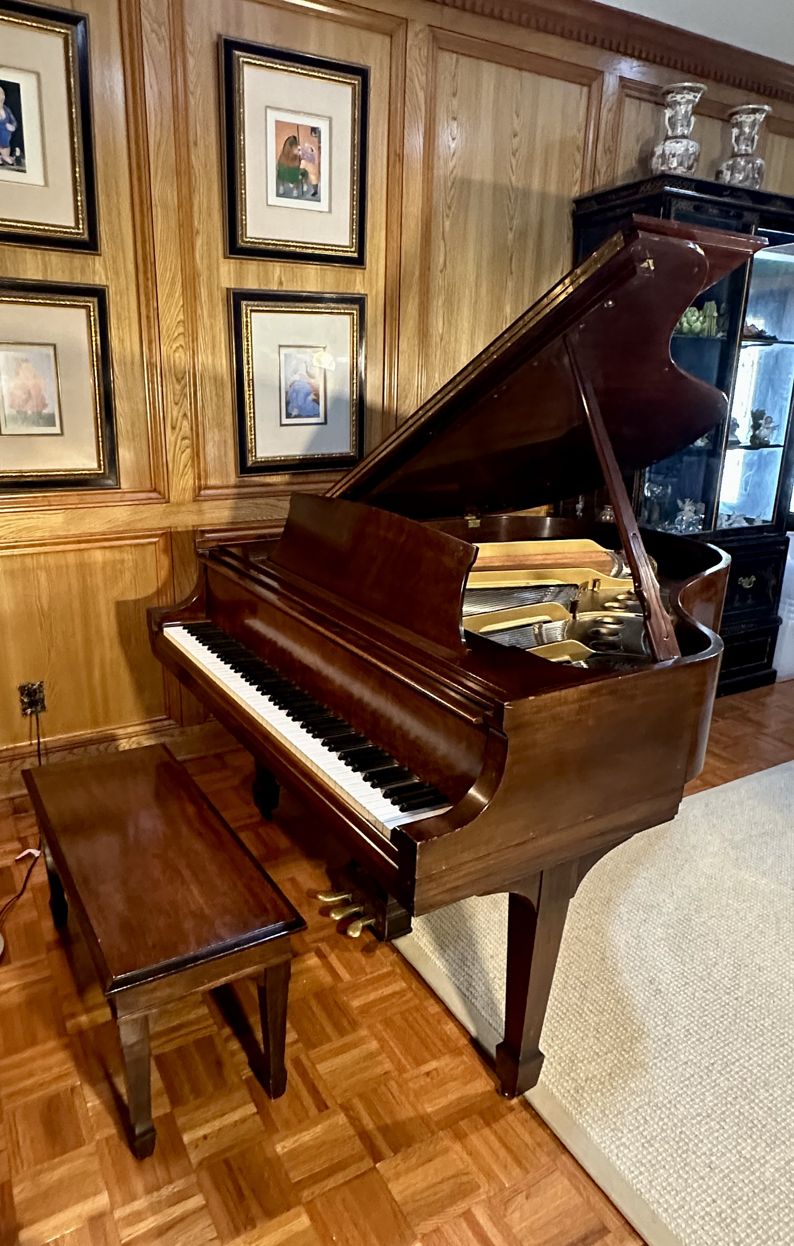 Model M Steinway in Very Good Condition with Ivory Keys