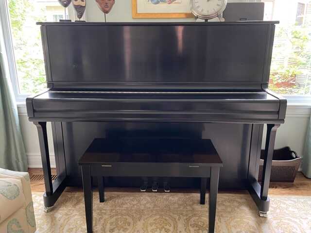 Kohler & Campbell Ebony Upright 48" Piano in Great Condition