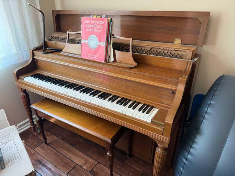 Well-loved Steinway Upright