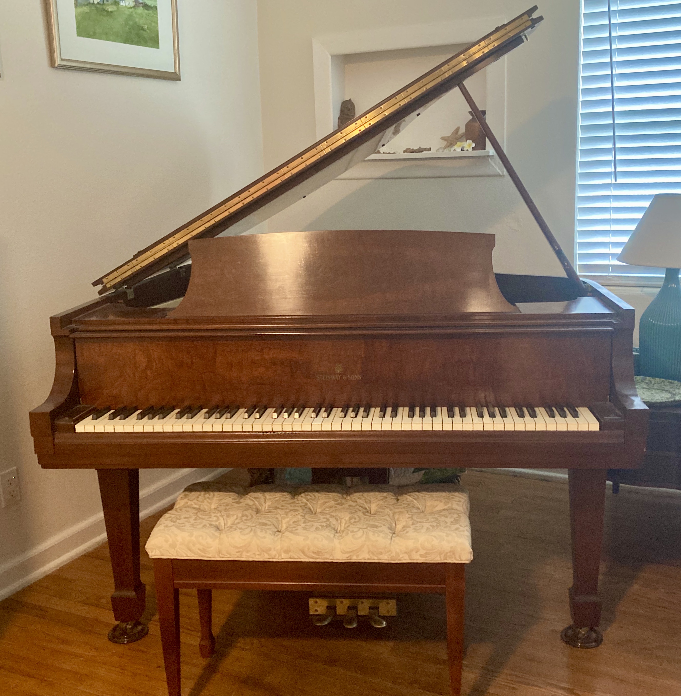 1961 Steinway & Sons Baby Grand Piano Model M