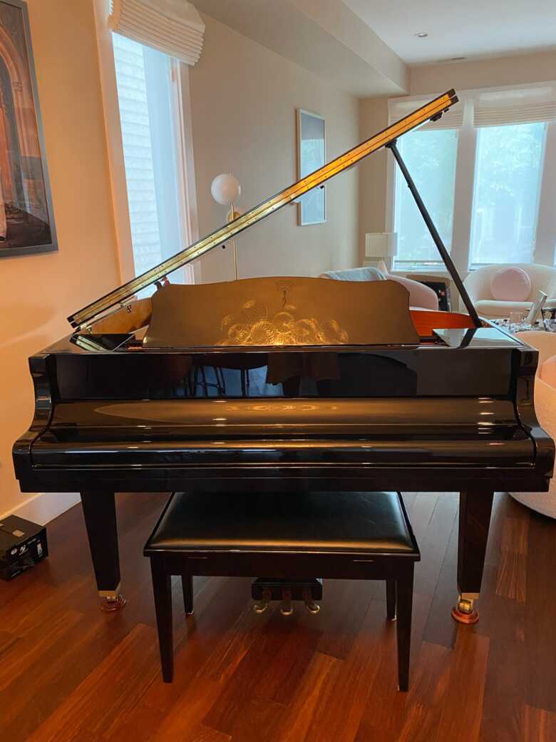 Like New Black Polished Ebony Yamaha GB1K Baby Grand Piano
