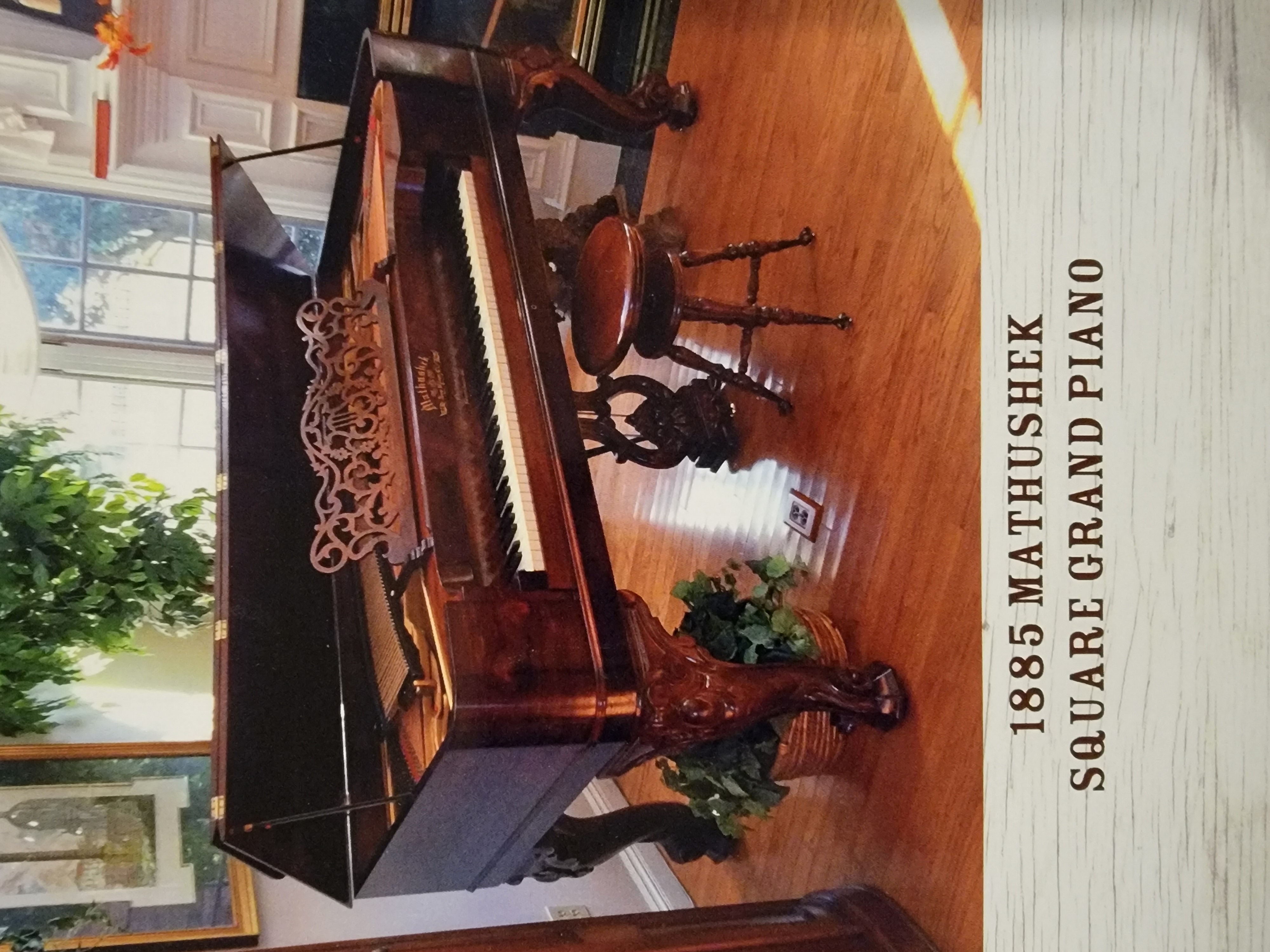 1885 Mathushek Orchestral Square Grand Piano