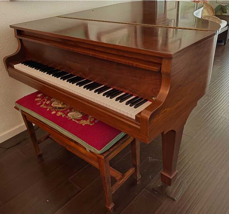 5'8" Baby Grand with bench, for you