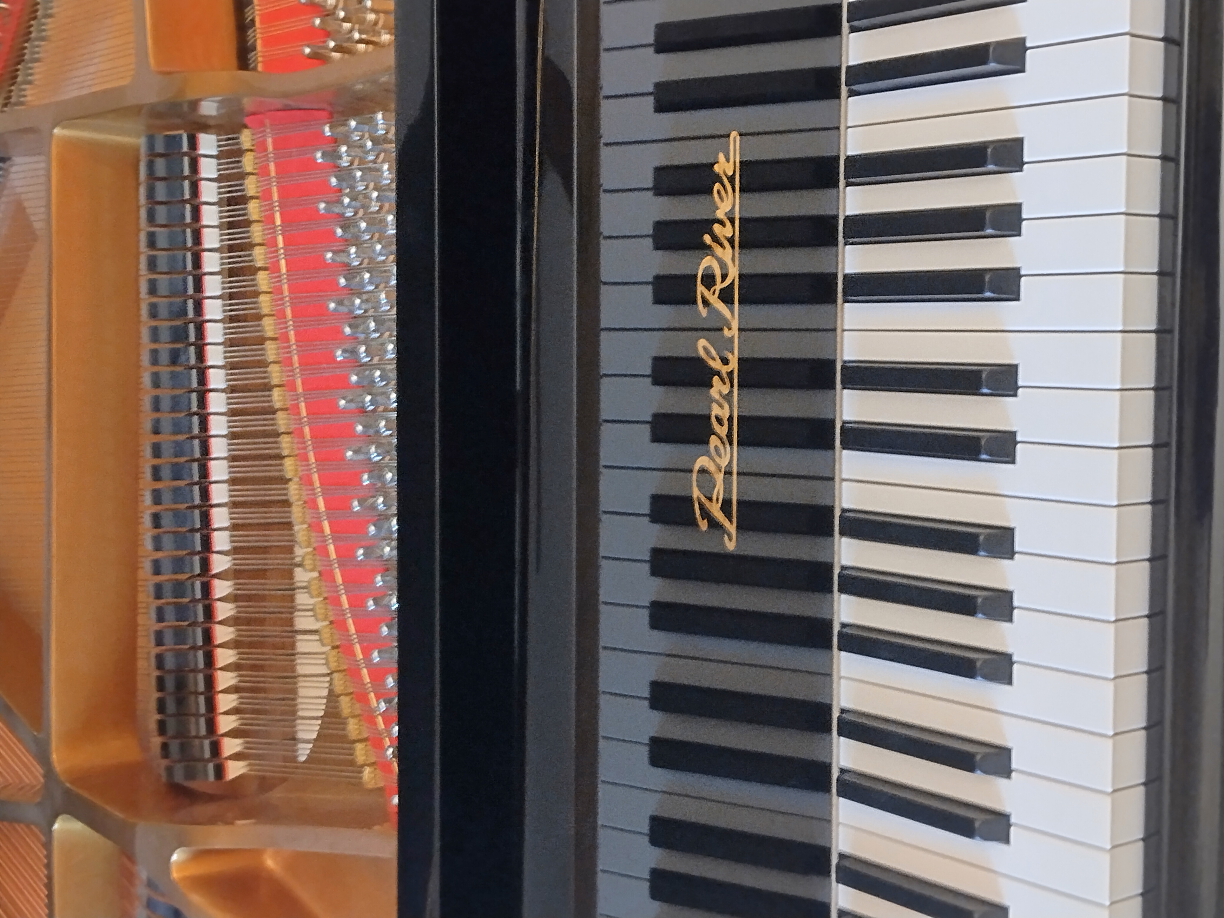 Pear; River Semi-Concert Grand
