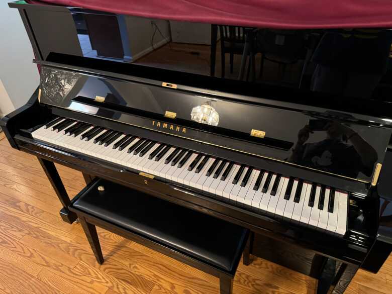 2019 Yamaha U1 Upright Piano for sale (Like New)