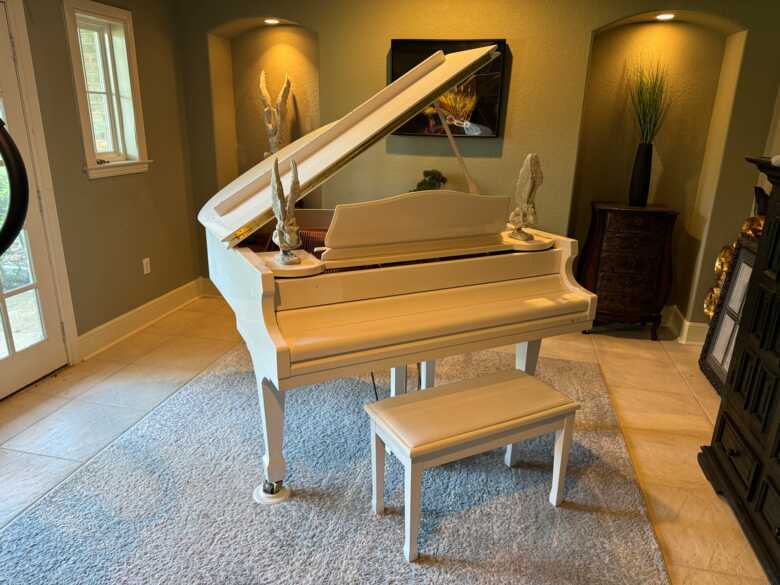 Gorgeous Ivory Baby Grand
