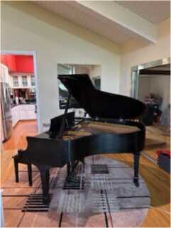 Steinway Baby Grand Ebony Piano 