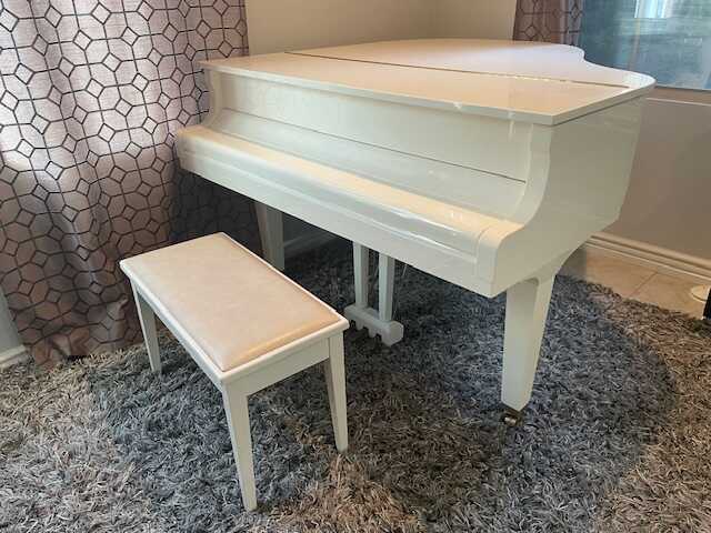 Yamaha GB1K Baby Grand Piano Polished White
