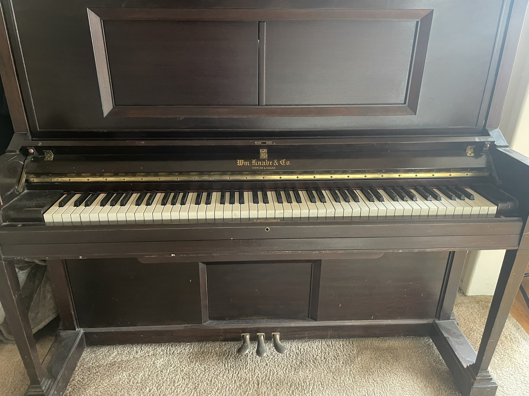 Wm. Knabe & Co Upright Player Piano