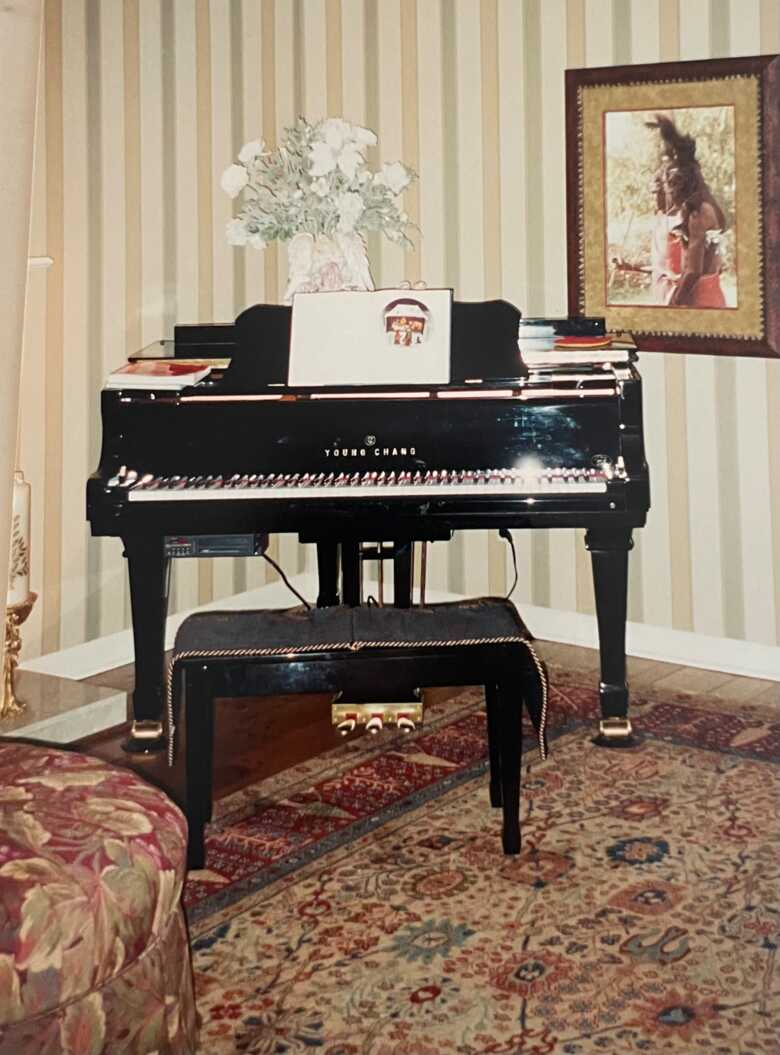 Young Change grand piano for sale- excellent condition 