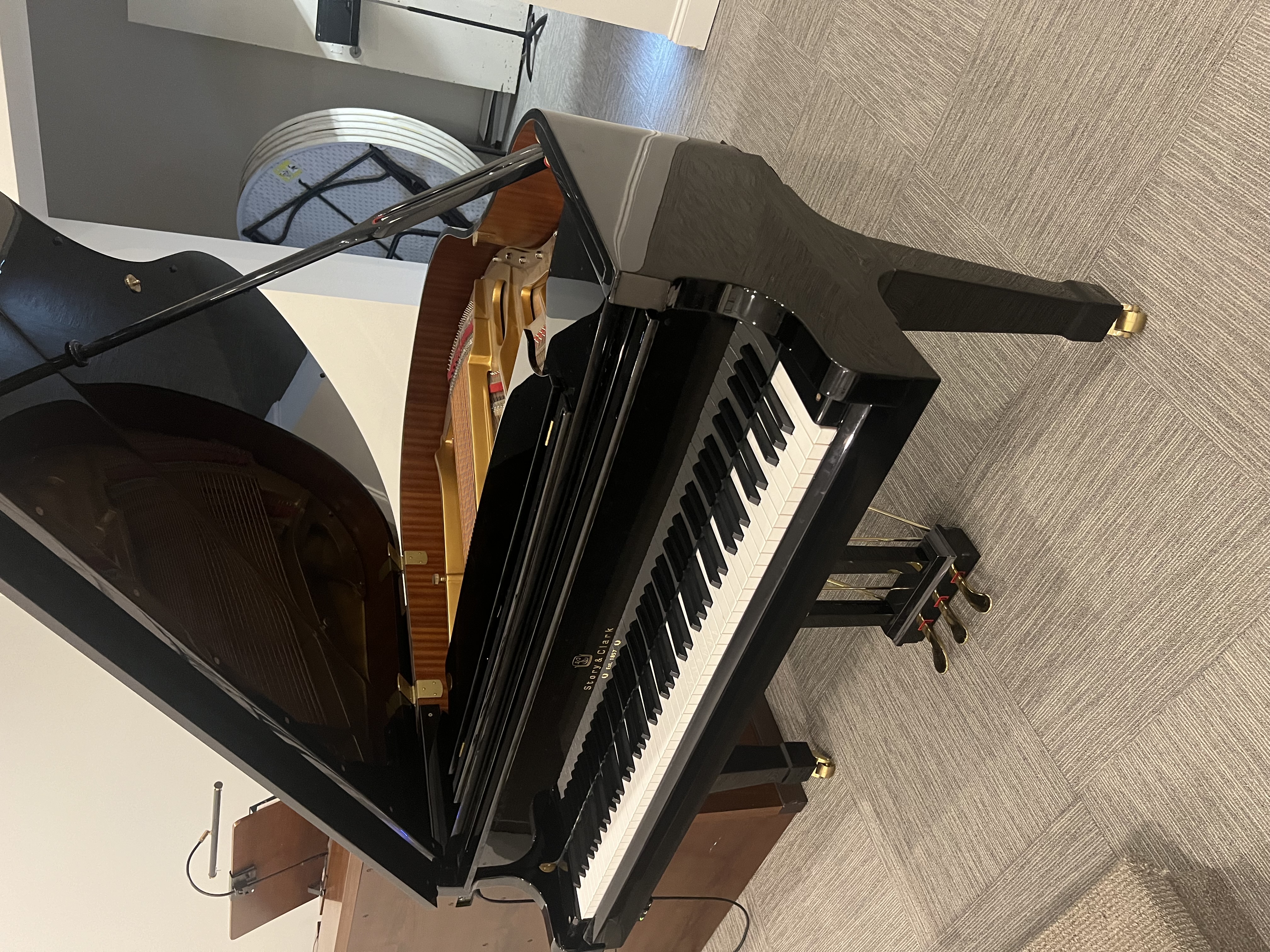 Story & Clark baby grand with Dampp Chaser system included