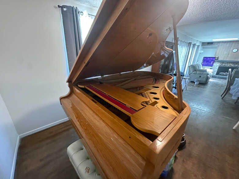 Shafer & Sons Baby Grand Piano for sale.  In good condition!