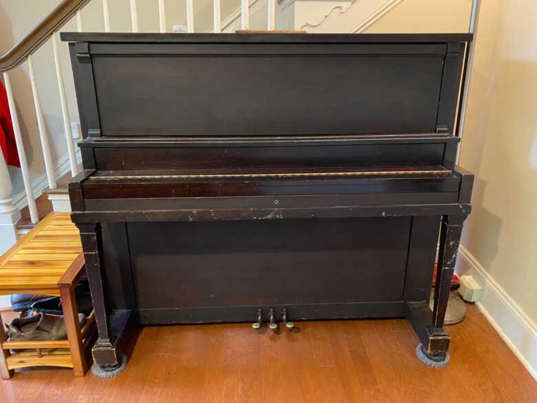 NOW FREE: Vintage 52" Steinert Upright Piano - see video