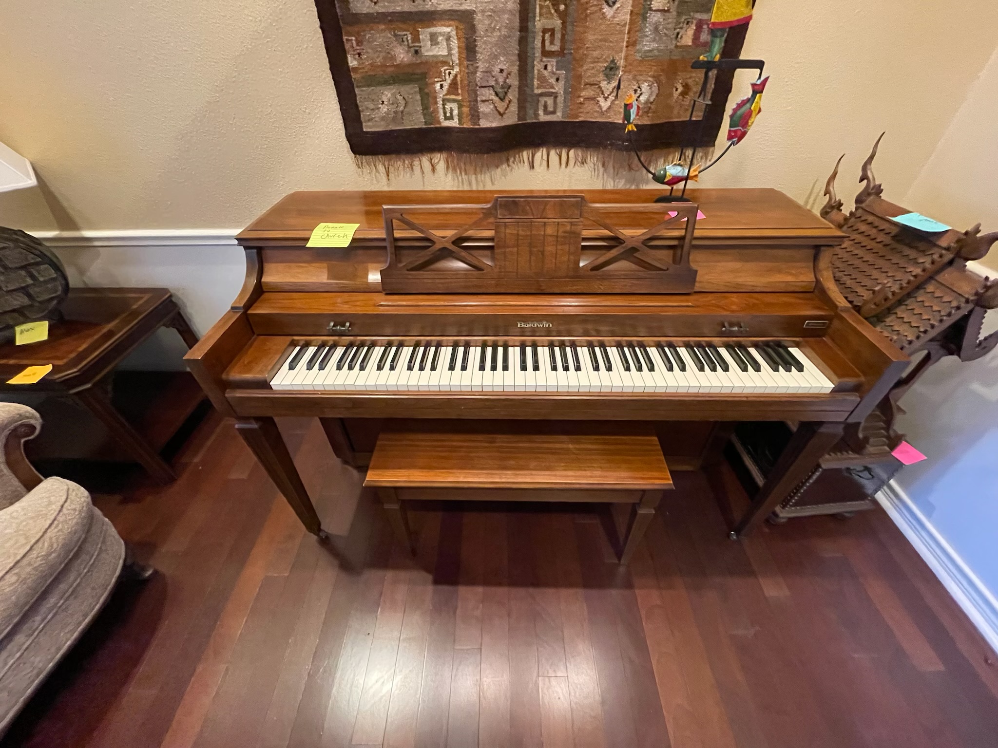 Beautiful Baldwin upright piano