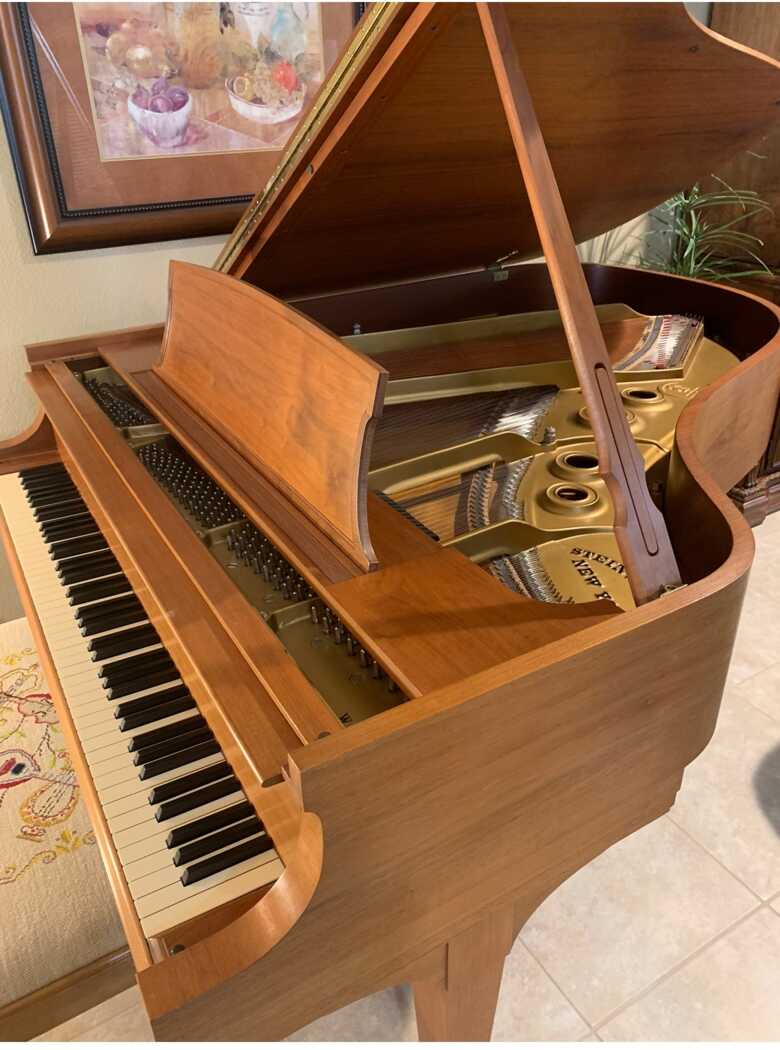 1966 Steinway Grand Piano Walnut
