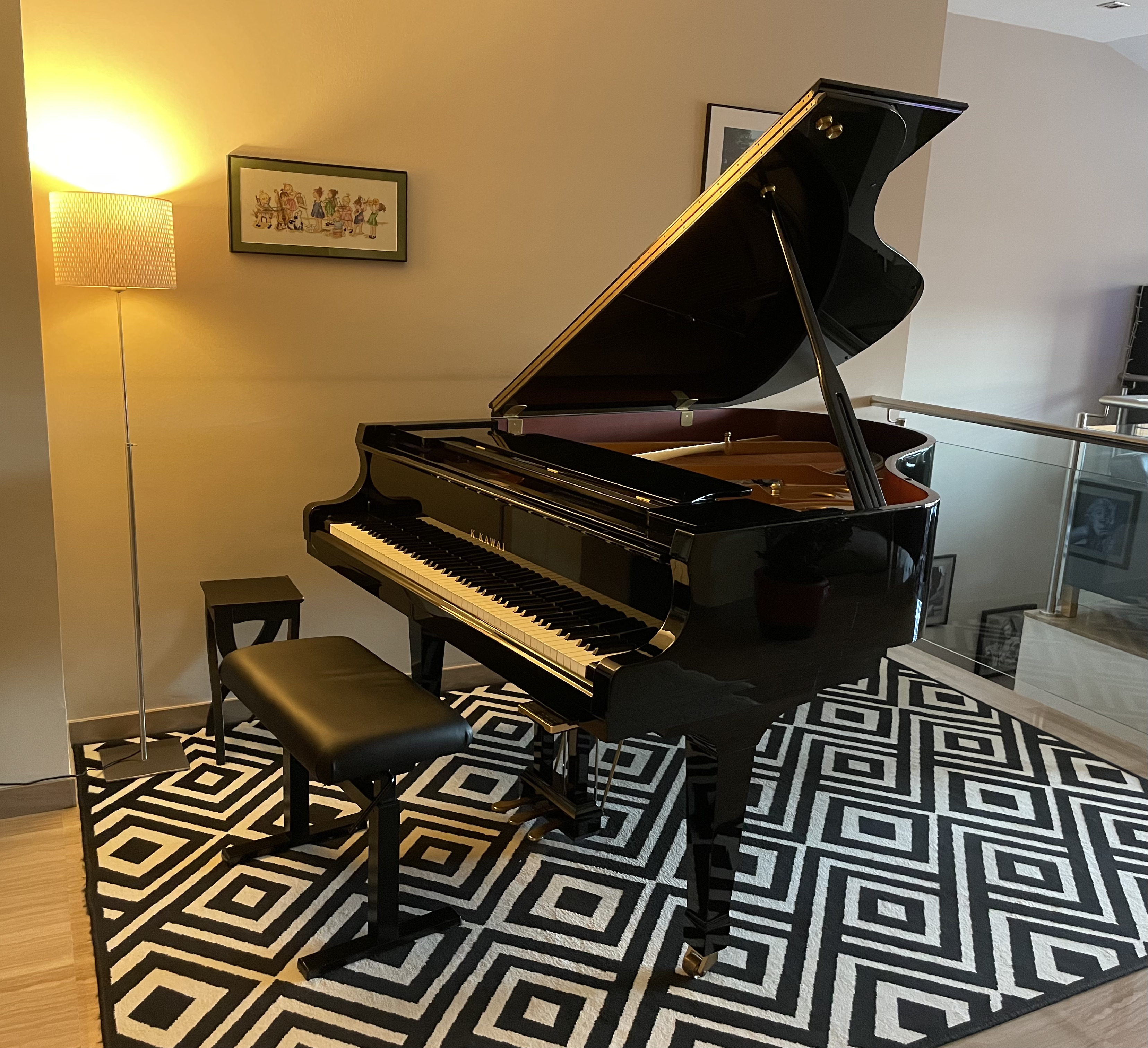 Almost new (2014) Kawai GX3 grand piano