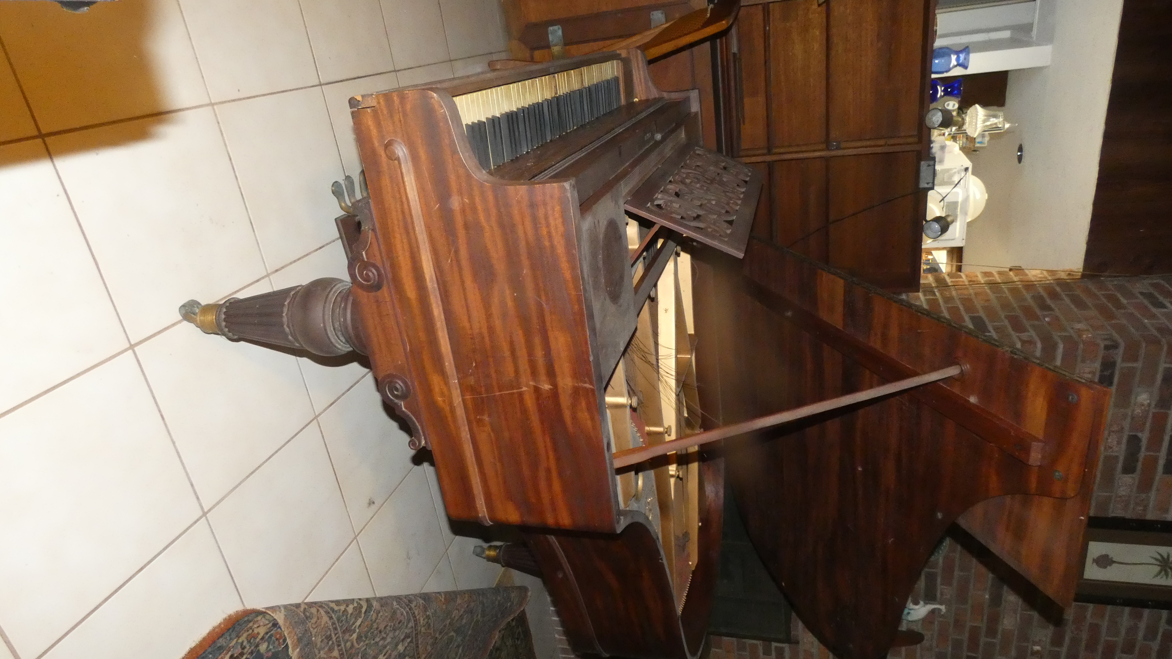 Vintage 1900 Chickering & Sons Grand Piano for sale