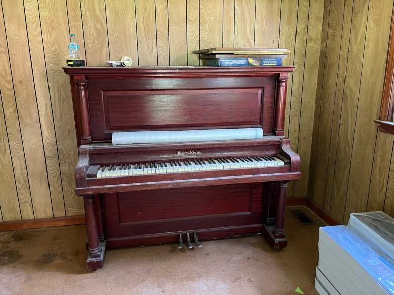 Blasius & Sons Upright Piano Circa 1920