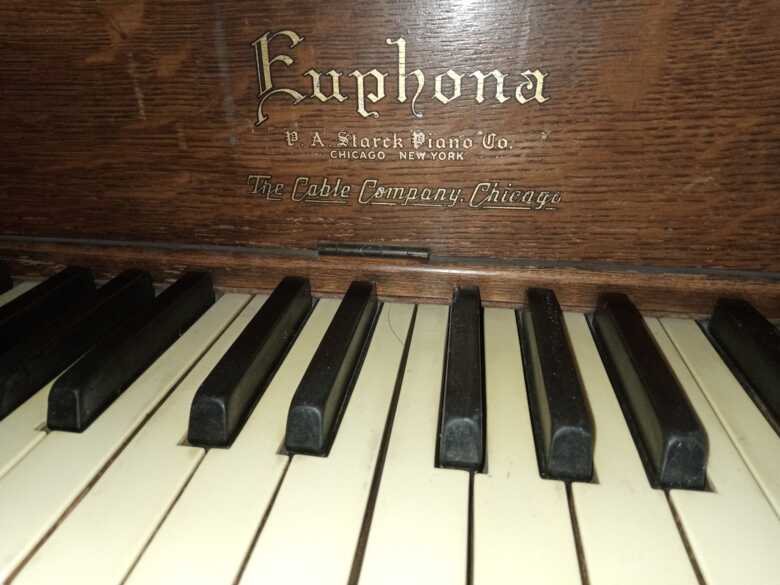 Vintage Euphona Upright Piano