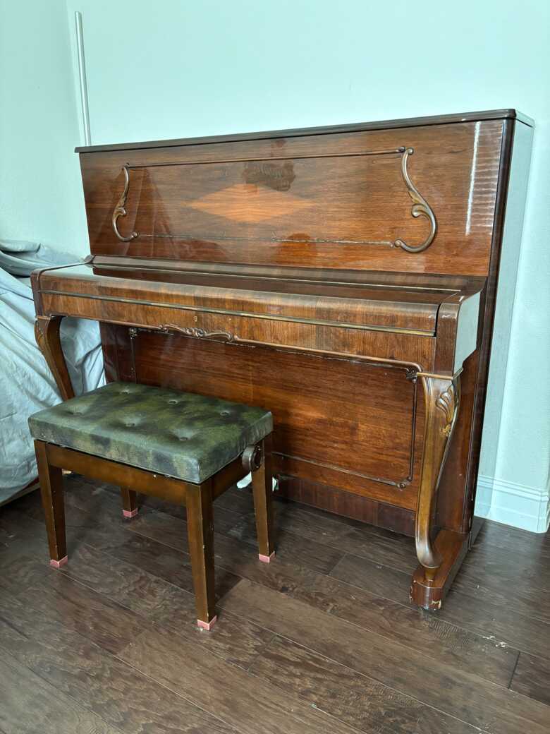 Vintage Petrof Upright Piano