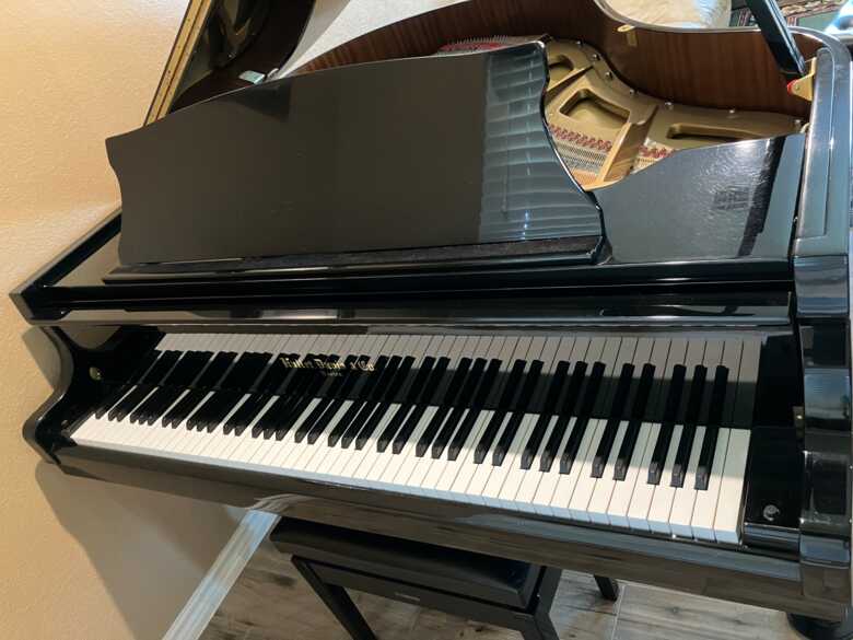 Beautiful Hallet Davis Baby Grand Piano