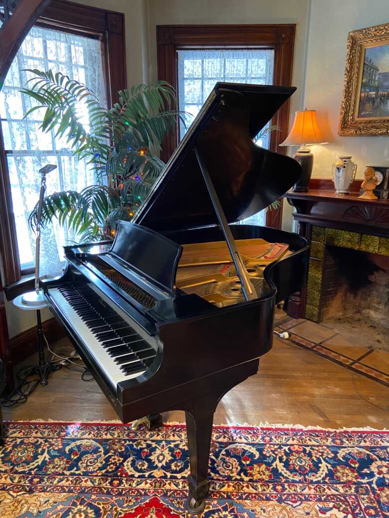 Vintage Steinway O Model Grand Piano 1928