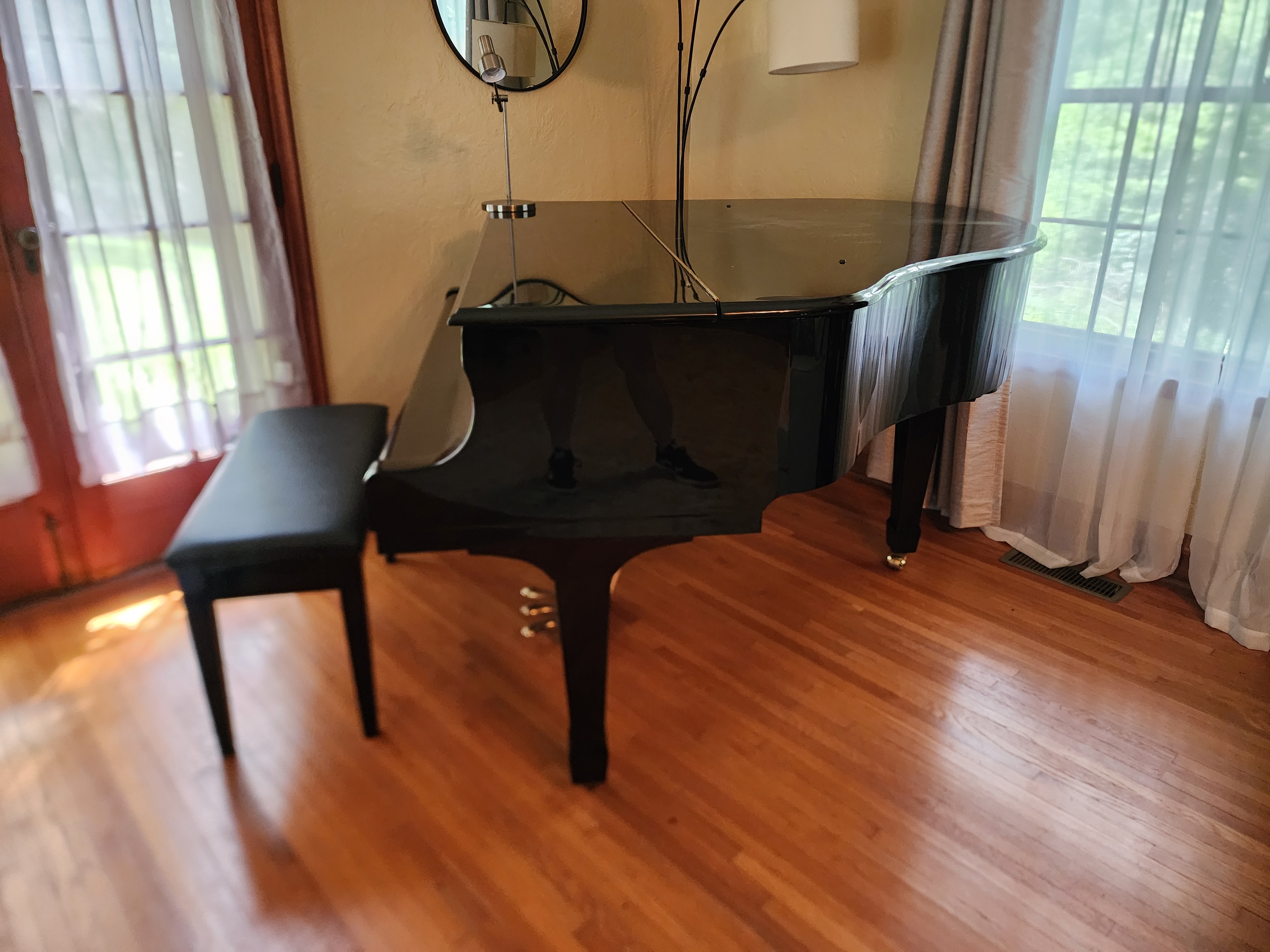 Black Milton Baby Grand 