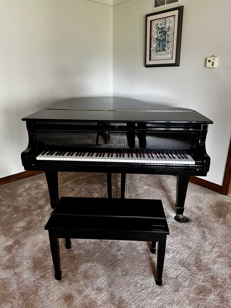 Baby Grand Piano - Young Chang - Ebony Polish