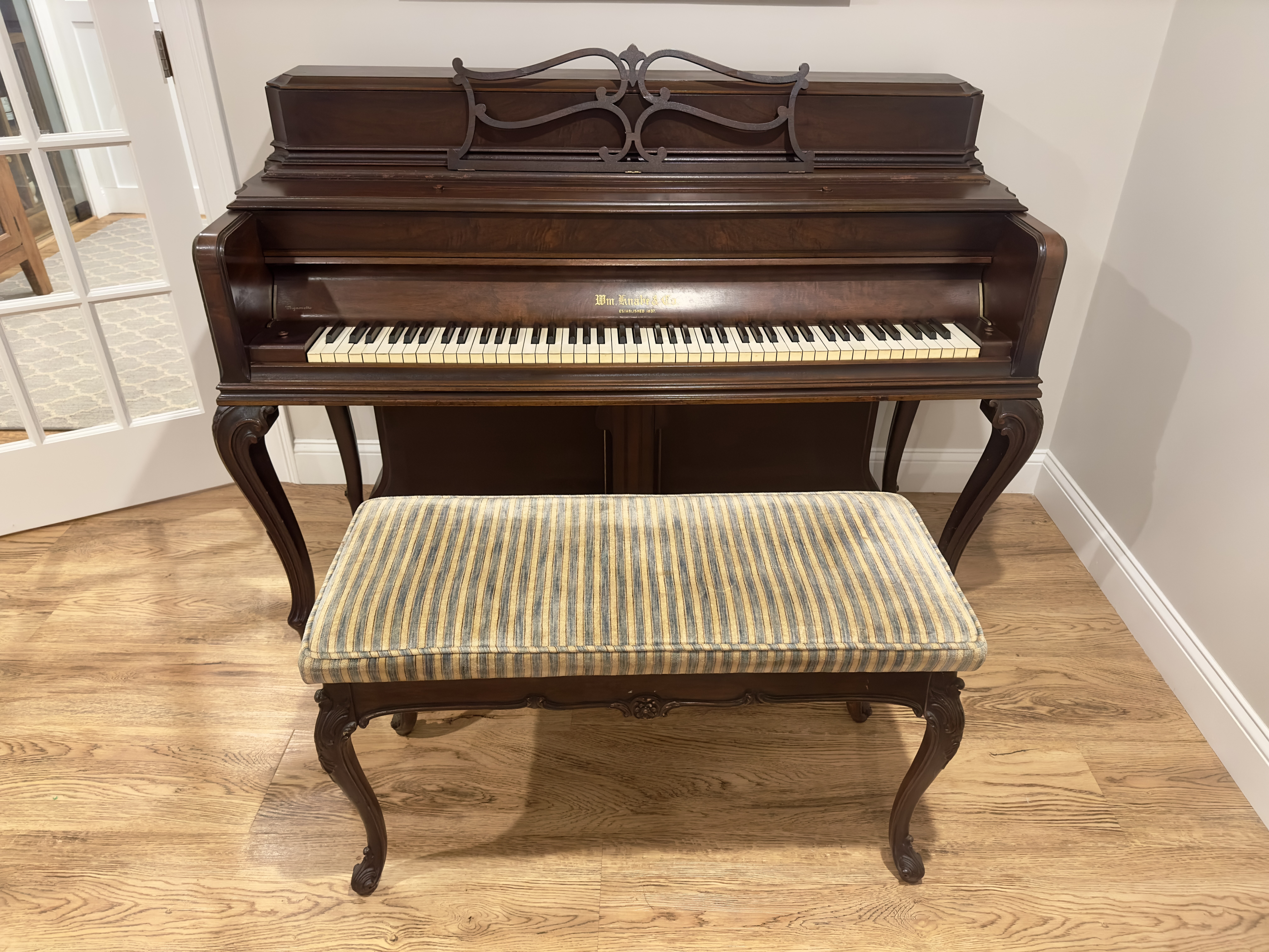 Beautiful 1937 Knabe Mignonette - Single Family Ownership