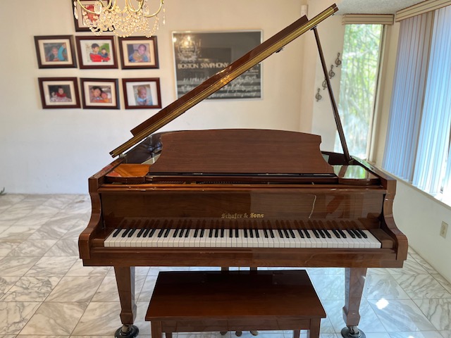 Immaculate (Like New) Schafer & Sons Grand Piano