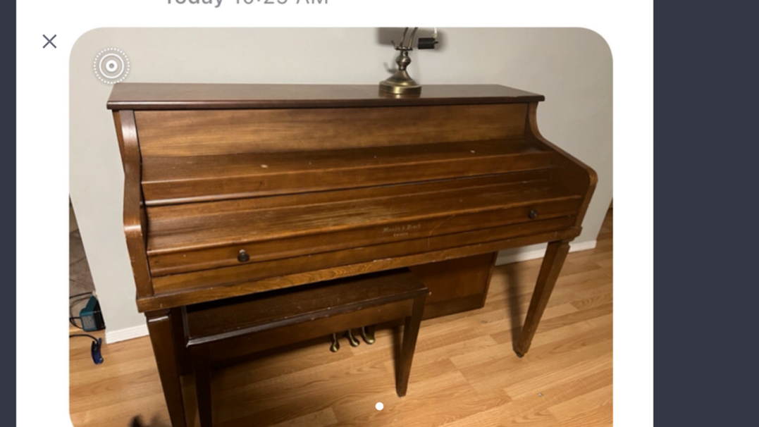 Upright Mason & Risch Vertical Piano 