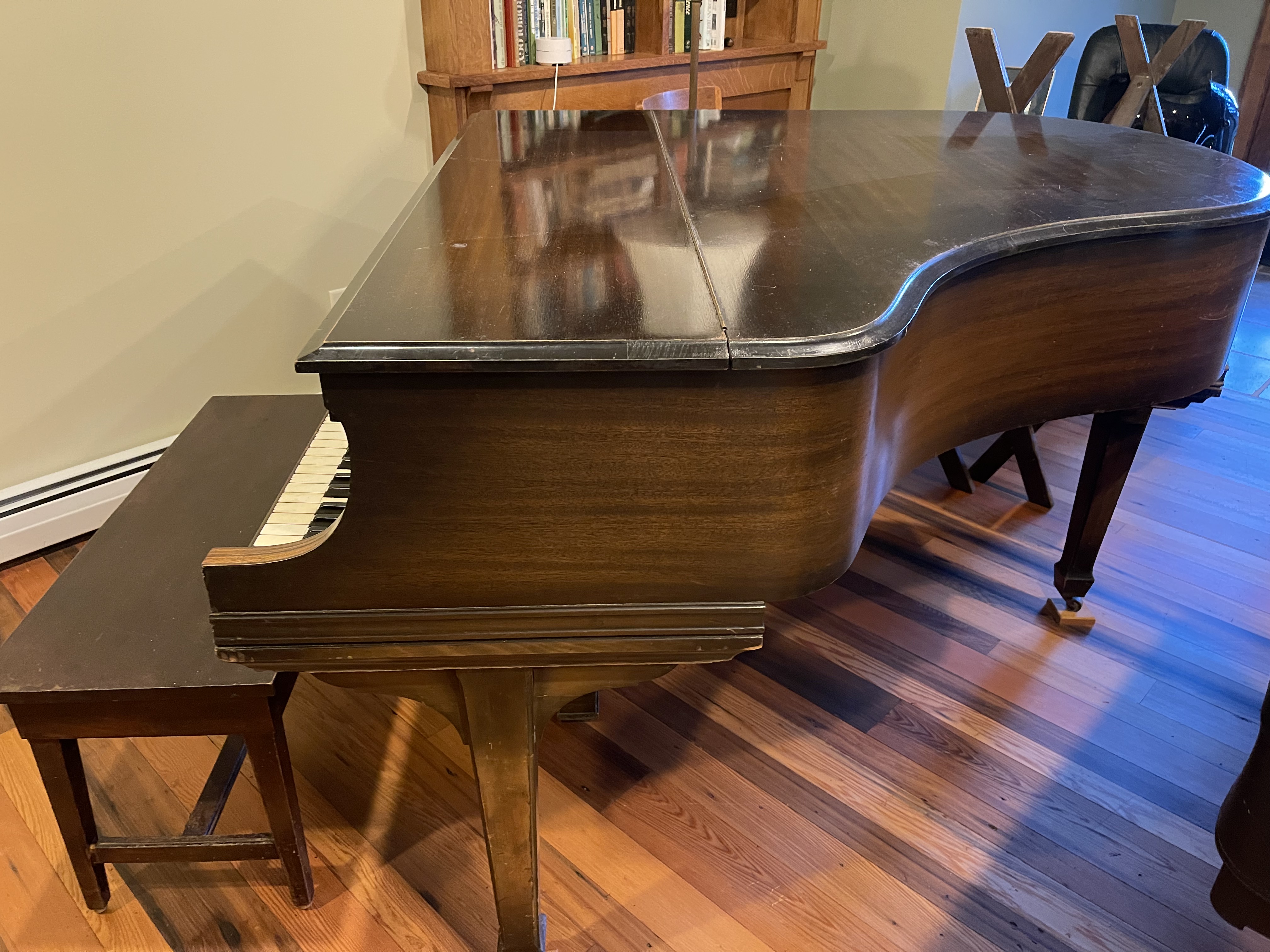 Antique Baby Grand Piano 