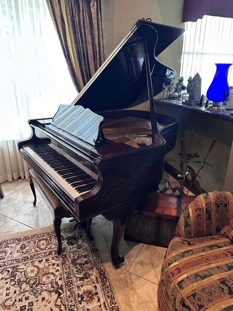 Petrof Demi-Chippendale IV Baby Grand Piano