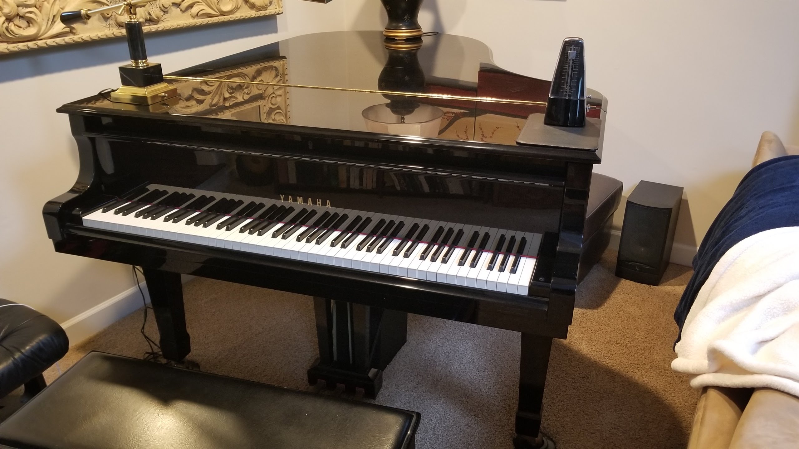 Beautiful C5 Conservatory Grand with IQ Piano Disc