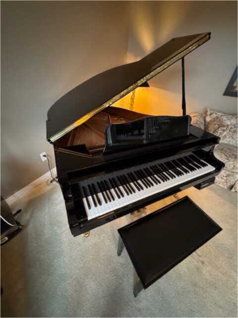 Yamaha 5' GB1 Grand Piano | Polished Ebony | SN> 2215020 