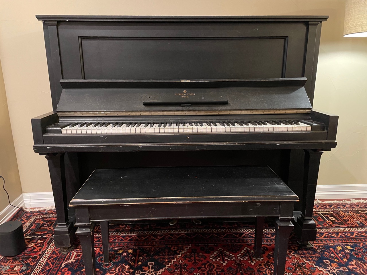 Steinway upright piano circa 1912