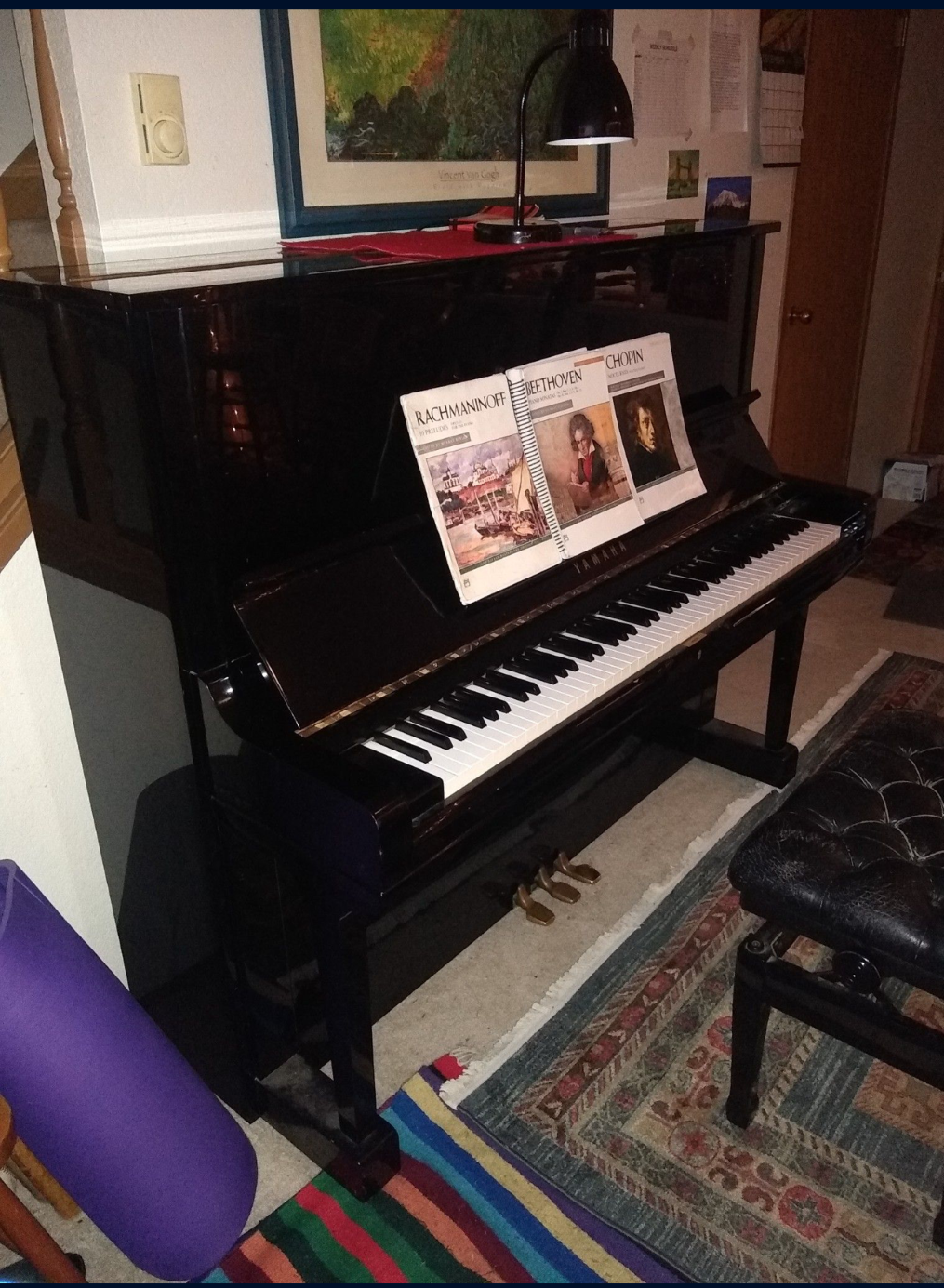 Yamaha U3 52" Black excellent condition