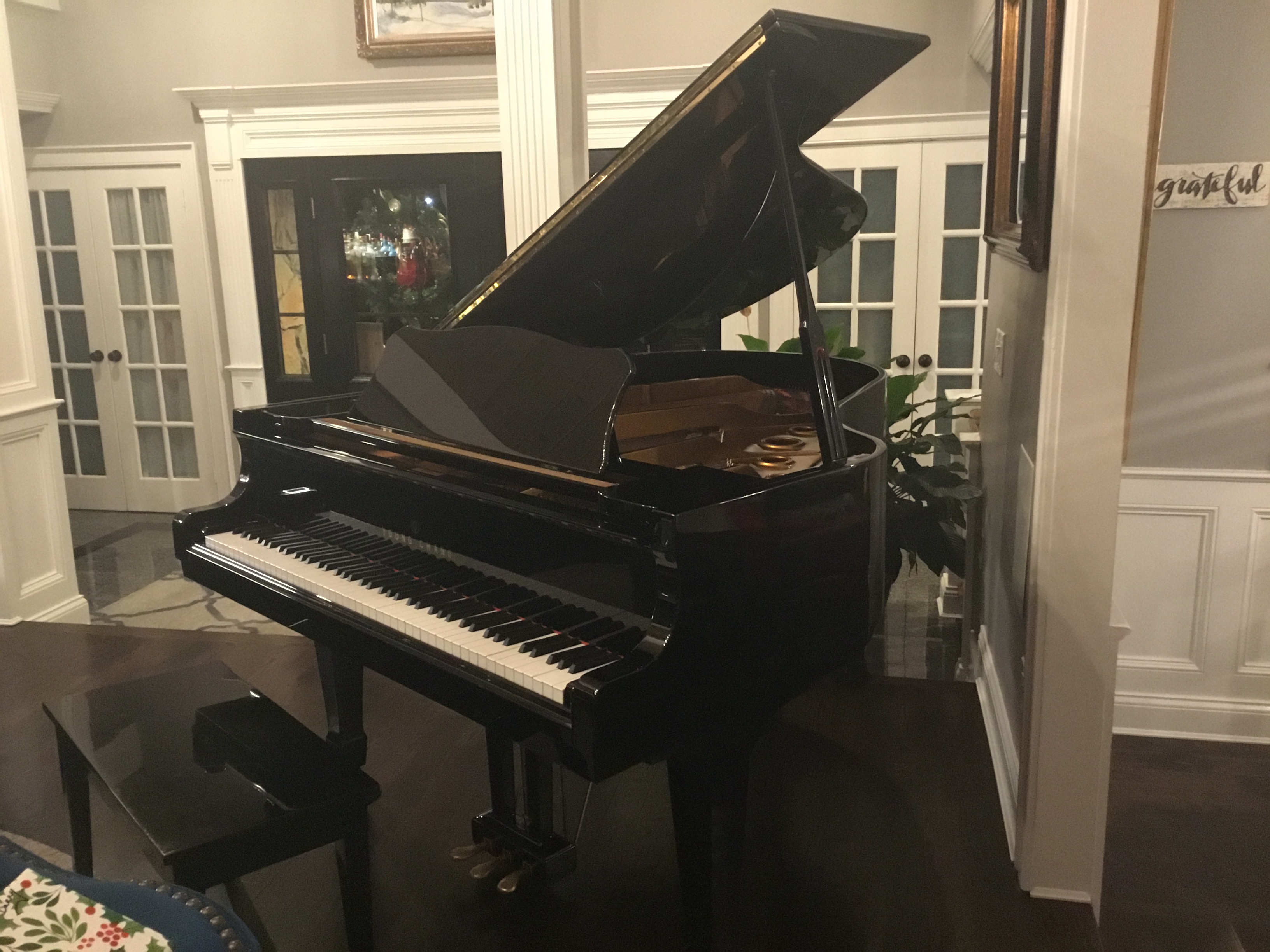 Beautiful baby grand piano for sale make an offer