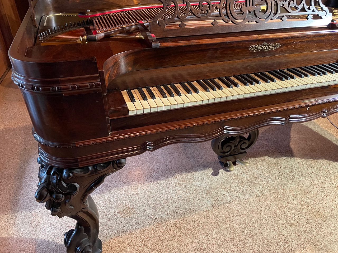 Fully refurbished Chickering Grand Square Piano