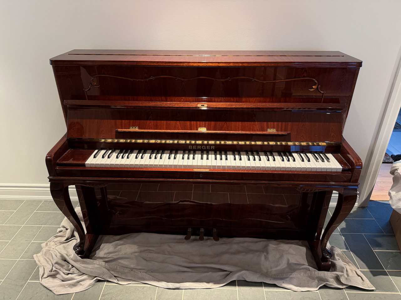 Berger Upright Piano 